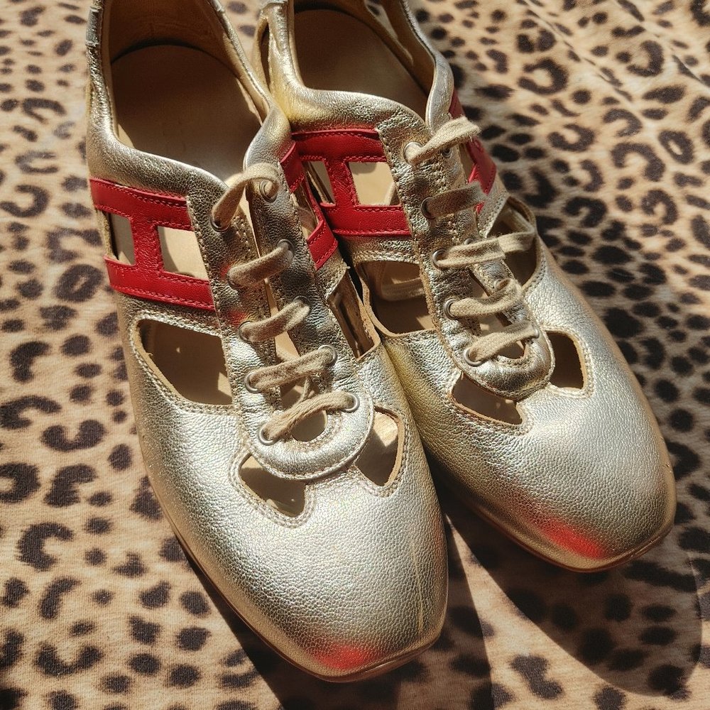 Hogan leather women's trainers